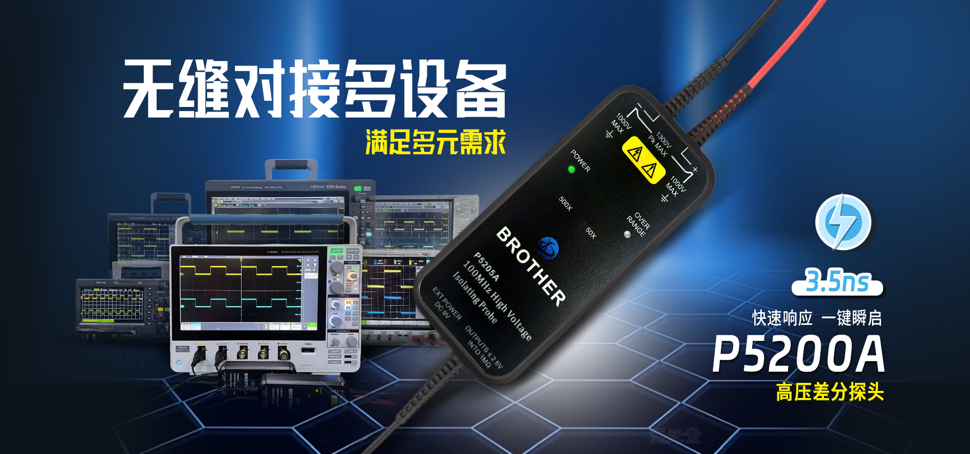 P5200A高壓差分探頭 